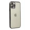 Newface iPhone 12 Pro Kılıf Razer Lensli Silikon - Siyah