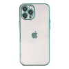 Newface iPhone 12 Pro Kılıf Razer Lensli Silikon - Yeşil