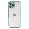 Newface iPhone 12 Pro Kılıf Razer Lensli Silikon - Yeşil