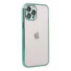 Newface iPhone 12 Pro Kılıf Razer Lensli Silikon - Yeşil