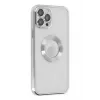 Newface iPhone 12 Pro Kılıf Slot Silikon - Gümüş