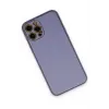 Newface iPhone 12 Pro Max Kılıf Coco Deri Silikon Kapak - Açık Lila