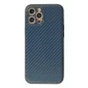Newface Apple iPhone 12 Pro Max Kılıf Coco Karbon Silikon - Mavi