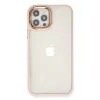 Newface iPhone 12 Pro Max Kılıf Dora Kapak - Pudra