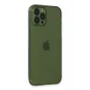 Newface iPhone 12 Pro Max Kılıf Fly Lens Silikon - Yeşil