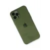 Newface iPhone 12 Pro Max Kılıf Fly Lens Silikon - Yeşil