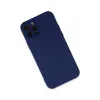Newface iPhone 12 Pro Max Kılıf Lansman Glass Kapak - Sky Blue