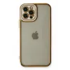 Newface iPhone 12 Pro Max Kılıf Liva Lens Silikon - Beyaz