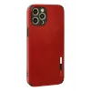 Newface iPhone 12 Pro Max Kılıf Loop Deri Silikon - Kırmızı