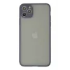 Newface Apple iPhone 12 Pro Max Kılıf Montreal Silikon Kapak - Gri
