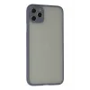 Newface Apple iPhone 12 Pro Max Kılıf Montreal Silikon Kapak - Gri