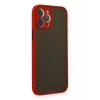 Newface Apple iPhone 12 Pro Max Kılıf Montreal Silikon Kapak - Kırmızı