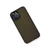 Newface Apple iPhone 12 Pro Max Kılıf Montreal Silikon Kapak - Siyah