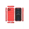 Newface iPhone 12 Pro Max Kılıf Optimum Silikon - Kırmızı