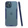 Newface iPhone 12 Pro Max Kılıf Platin Silikon - Lacivert