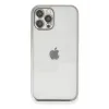 Newface iPhone 12 Pro Max Kılıf Razer Lensli Silikon - Gümüş