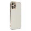 Newface iPhone 12 Pro Max Kılıf Volet Silikon - Beyaz