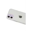 Newface iPhone 12 Rainbow Kamera Lens Koruma Cam - Mor