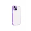 Newface iPhone 13 Kılıf Montreal Silikon Kapak - Mor