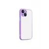 Newface iPhone 13 Kılıf Montreal Silikon Kapak - Mor
