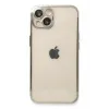 Newface iPhone 13 Kılıf Razer Lensli Silikon - Gümüş