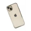 Newface iPhone 13 Kılıf Razer Lensli Silikon - Gümüş