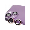 Newface iPhone 13 Mini Raze Metal Kamera Lens - Pembe