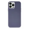 Newface iPhone 13 Pro Kılıf Asya Deri Silikon - Mor