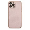 Newface iPhone 13 Pro Kılıf Coco Karbon Silikon - Pembe