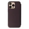 Newface iPhone 13 Pro Kılıf Dolpin Kapaklı - Derin Mor