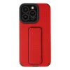 Newface iPhone 13 Pro Kılıf Mega Standlı Silikon - Kırmızı