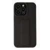 Newface iPhone 13 Pro Kılıf Mega Standlı Silikon - Siyah