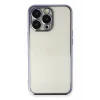 Newface iPhone 13 Pro Kılıf Razer Lensli Silikon - Mor