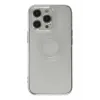Newface iPhone 13 Pro Kılıf Santa Lens Silikon - Şeffaf