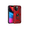 Newface iPhone 13 Pro Kılıf Sofya Yüzüklü Silikon Kapak - Kırmızı