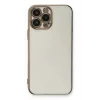 Newface iPhone 13 Pro Kılıf Volet Silikon - Beyaz