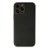 Newface iPhone 13 Pro Max Kılıf Coco Deri Silikon Kapak - Siyah