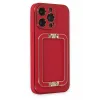 Newface iPhone 13 Pro Max Kılıf Coco Elit Kapak - Kırmızı
