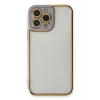 Newface iPhone 13 Pro Max Kılıf Liva Lens Silikon - Lila