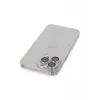 Newface iPhone 13 Pro Max Kılıf Luko Lens Silikon - Gümüş