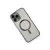 Newface iPhone 13 Pro Max Kılıf Magneticsafe Lazer Silikon - Siyah