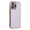 Newface iPhone 13 Pro Max Kılıf Razer Lensli Silikon - Gold
