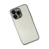 Newface iPhone 13 Pro Max Kılıf Razer Lensli Silikon - Siyah