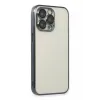 Newface iPhone 13 Pro Max Kılıf Razer Lensli Silikon - Siyah