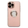 Newface iPhone 13 Pro Max Kılıf Store Silikon - Pembe