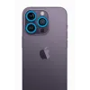 Newface iPhone 13 Pro Max Neon Fosforlu Kamera Lens - Mavi