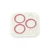 Newface iPhone 13 Pro Max Shine Kamera Lens Koruma Cam - Pembe