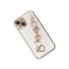 Newface iPhone 14 Kılıf Esila Silikon - Beyaz