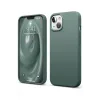 Newface iPhone 14 Kılıf First Silikon - Koyu Yeşil