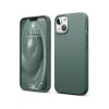Newface iPhone 14 Kılıf First Silikon - Koyu Yeşil